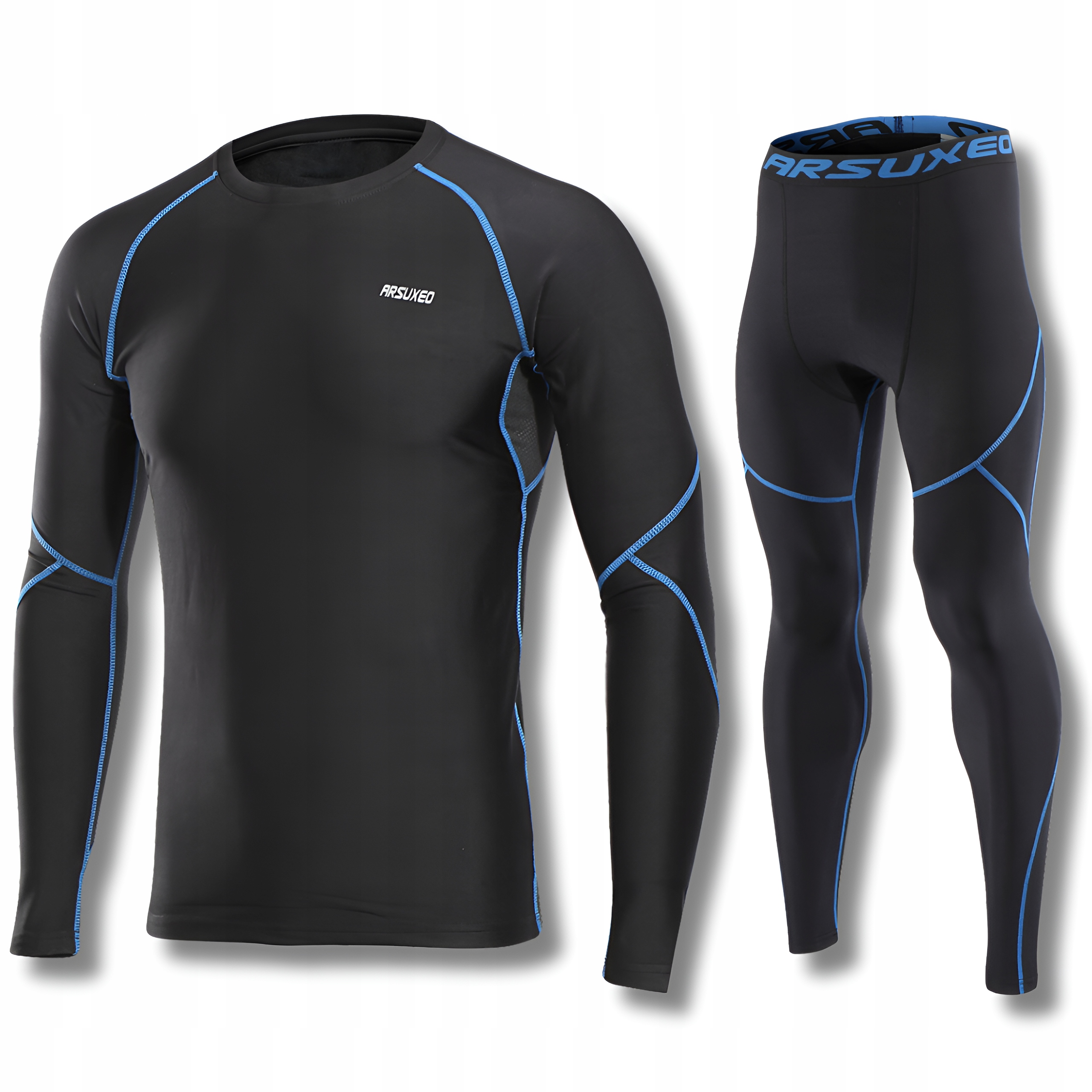 Bielizna Termoaktywna Męska Odzież Termiczna Koszulka Spodnie 8N Arsuxeo XL