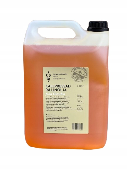 Gunnarshogs Gard Olej lniany surowy do impregnacji 5 litrów