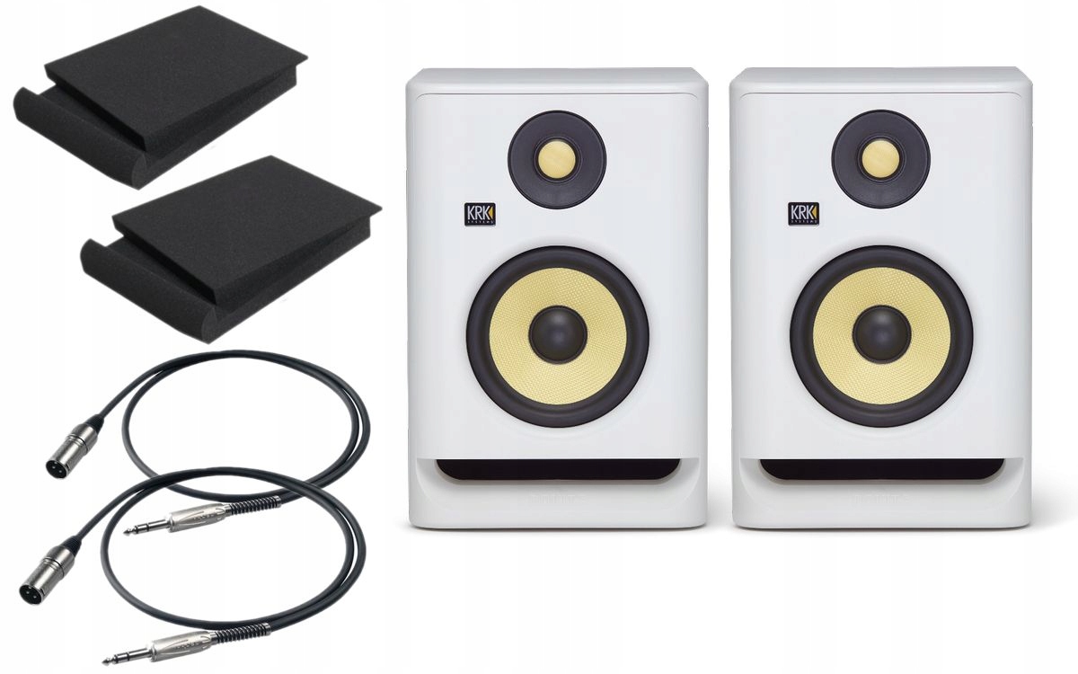 KRK RP5 ROKIT G4 WH MONITORY STUDYJNE AKTYWNE SET