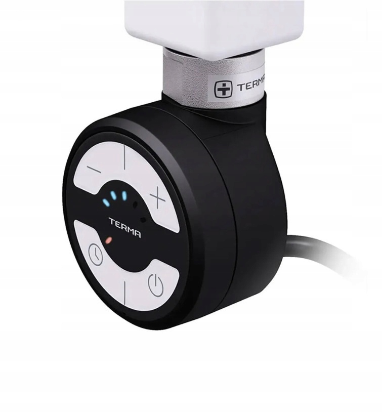 Ohrievač kúpeľňového radiátora 800 W čierny Časovač