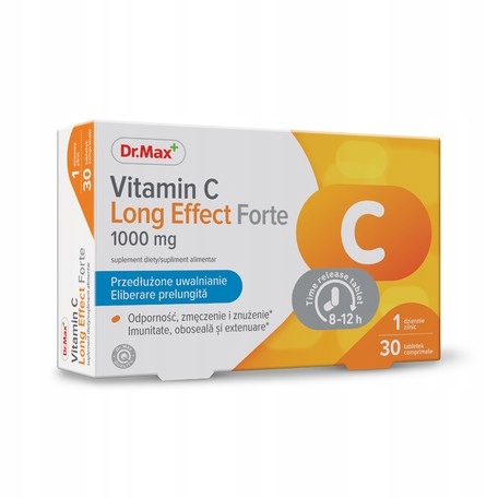 Witamina C Long Effect 1000 mg Dr. Max, 30 tabletek