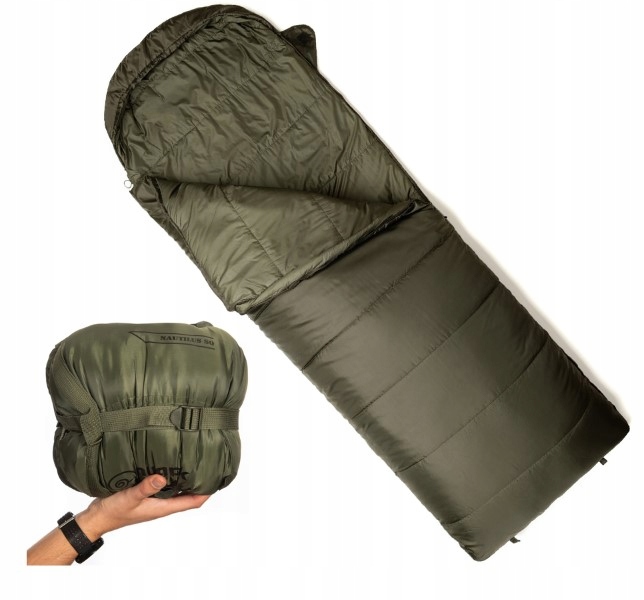 Snugpak Śpiwór Nautilus Basecamp Wojskowy Ops Od -2°C do 3°C Lz Olive