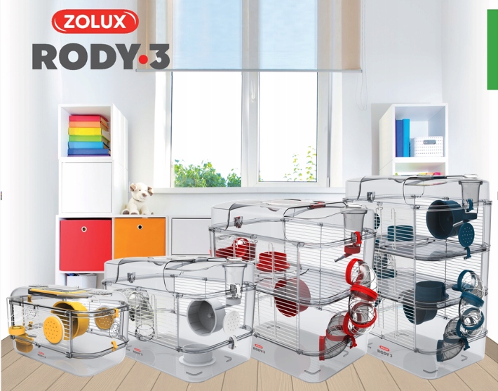 ZOLUX Клетка для мышей-хомяков RODY TRIO Brand Zolux