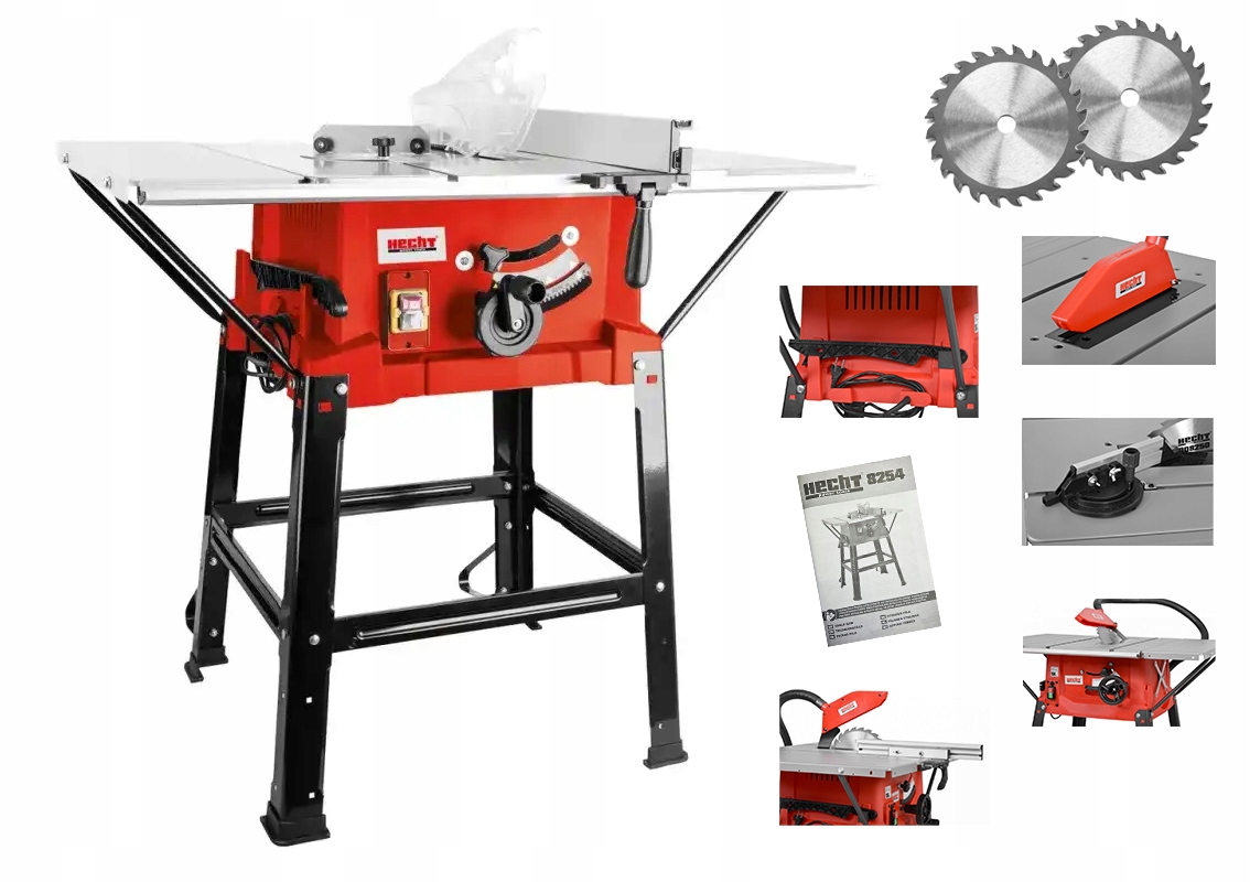 PIŁA TARCZOWA MOCNA KRAJZEGA PILARKA PRZECINARKA D DREWNA STOŁOWA HECHT8254