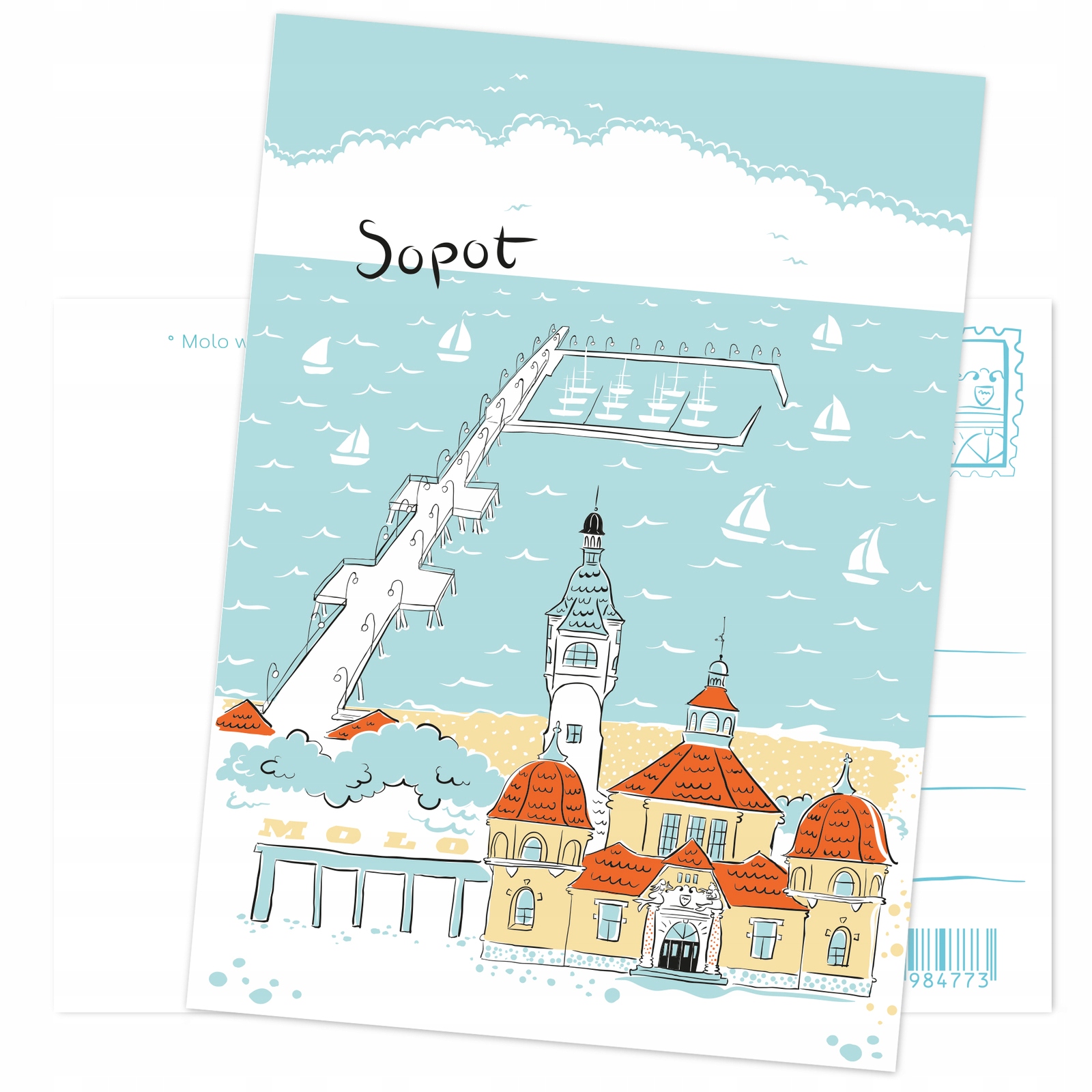 Pocztówka Sopot Molo