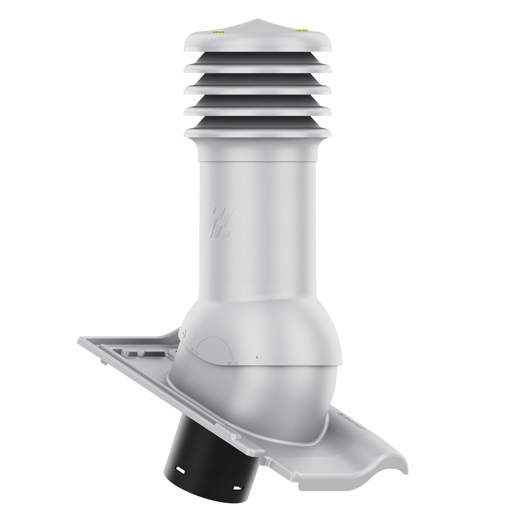 Větrací komín fi150 HiVent Bogen Innovo 12 Titan Drahý