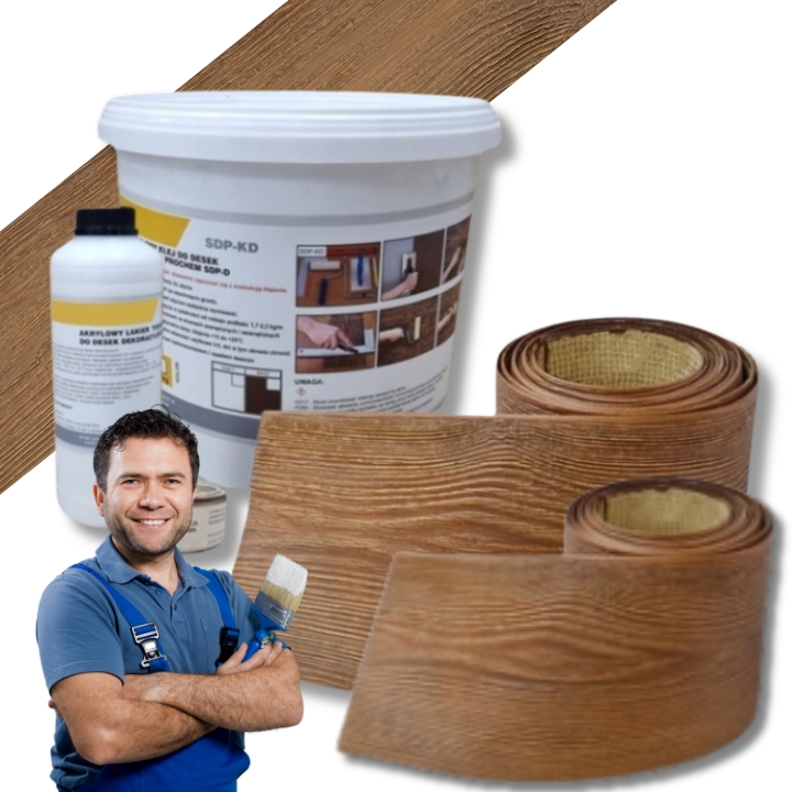 Deska Elewacyjna Winchester Imitacja ELEWACJA Drewna ZESTAW 0,83m2-2 ROLKI