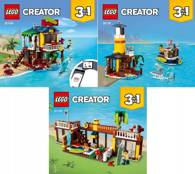 LEGO INSTRUKCJA z zestawu CREATOR 31118 (360g)