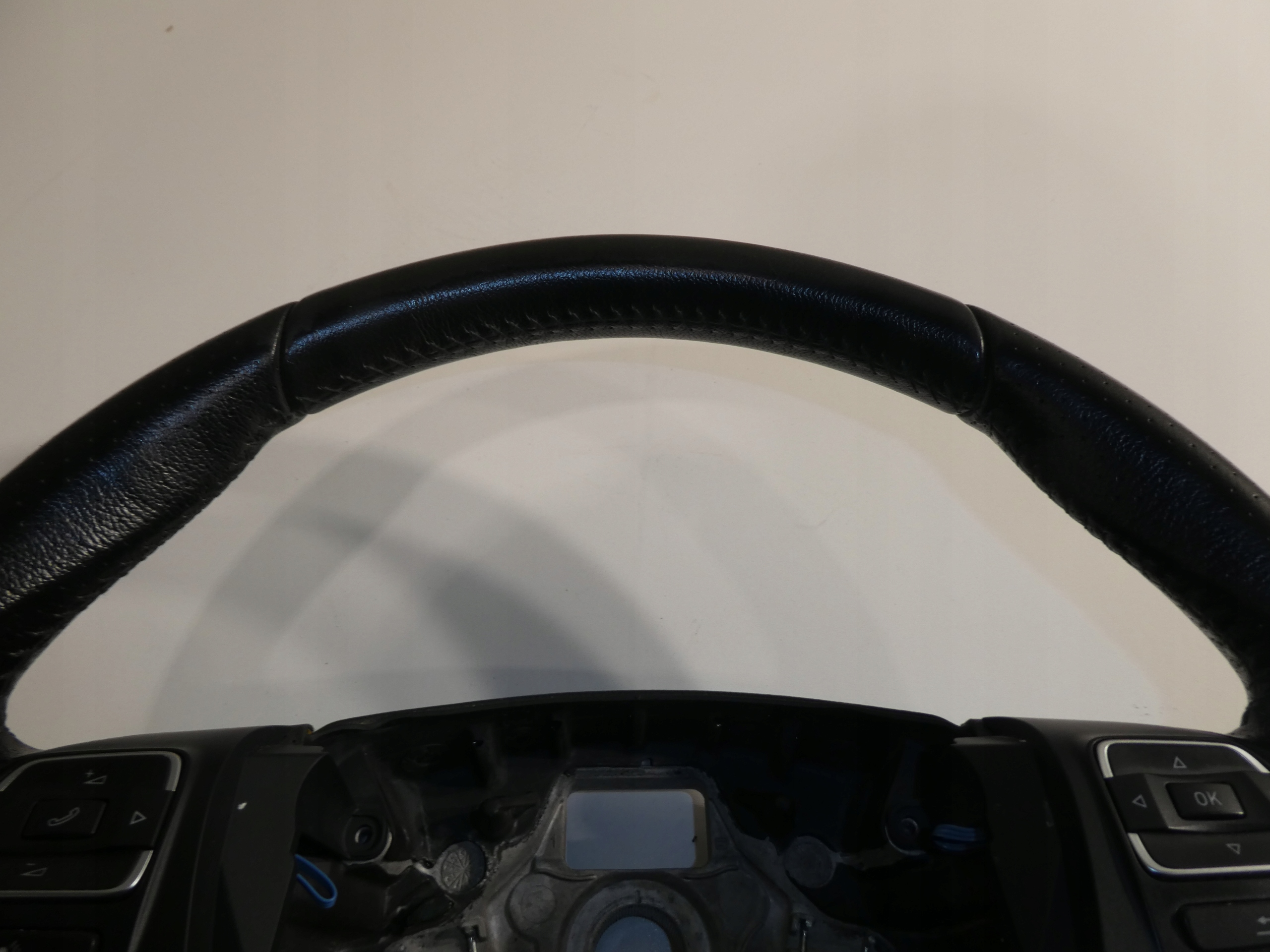 steering wheel, leather VW SEAT ALHAMBRA with shifting