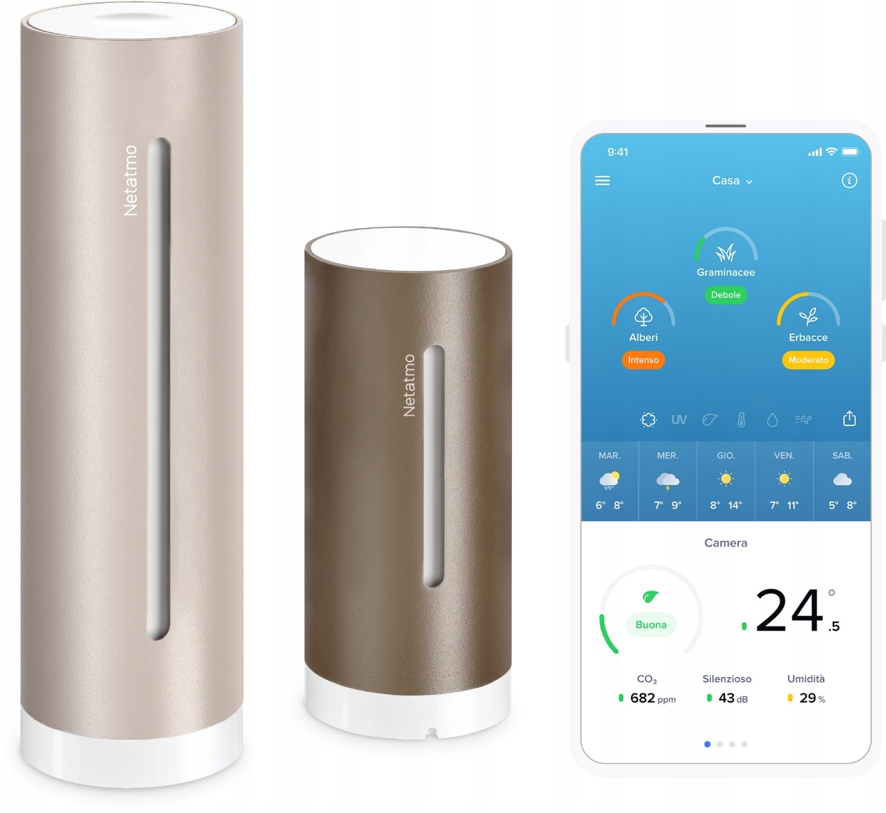 Stacja pogodowa Netatmo Stacja pogody Original (2 gen.)