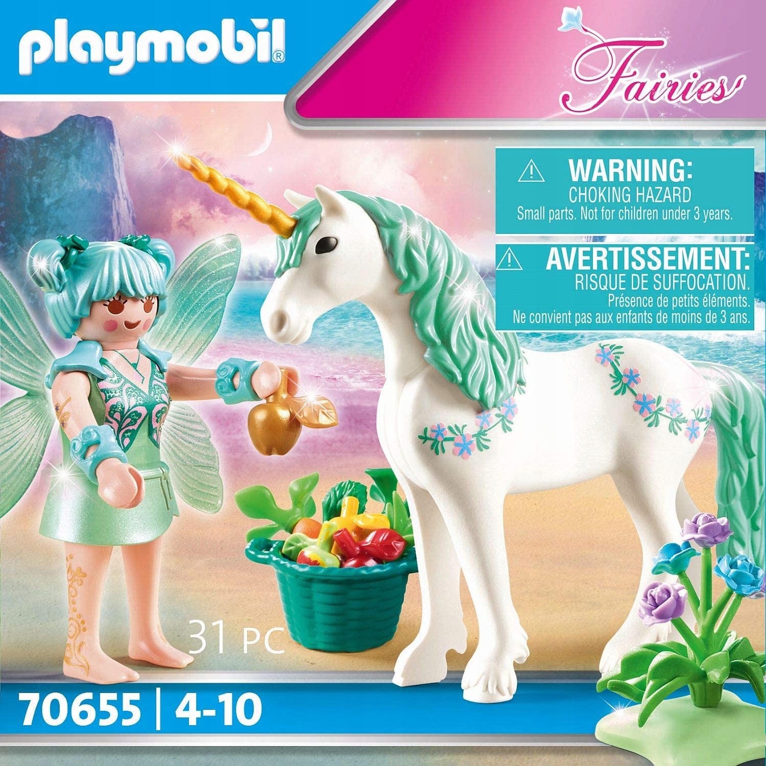 PLAYMOBIL 70655 Wróżka Karmiąca Jednorożca Marka Playmobil