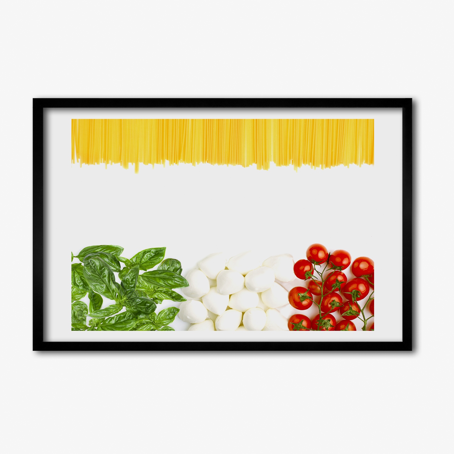 Obraz s Mdf rámečkem do obývacího pokoje Italská vlajka 60x40 cm