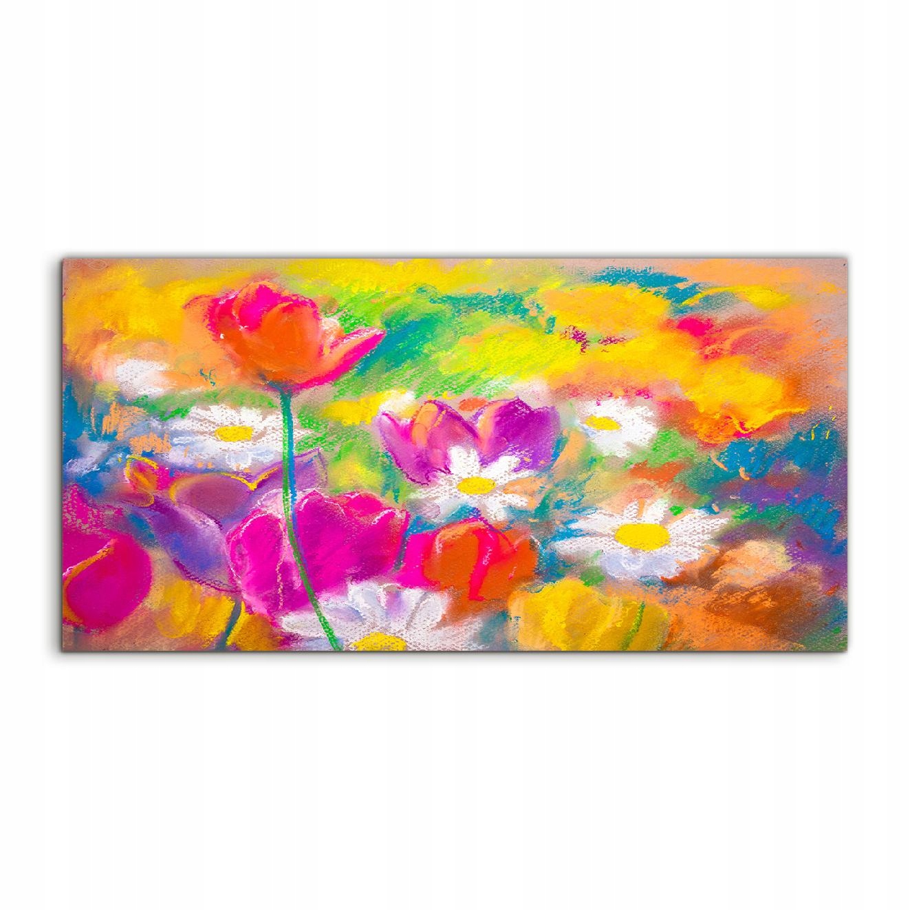 

Obraz akryl 100x50 ścienny Kwiaty Pastele Sztuka