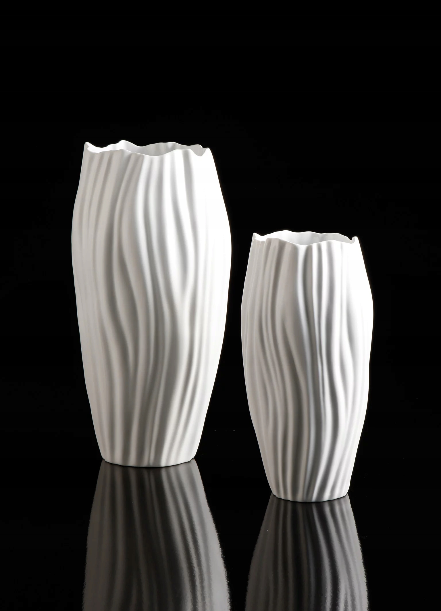 Wazon 30 cm Spirulina Kaiser Kolor biały