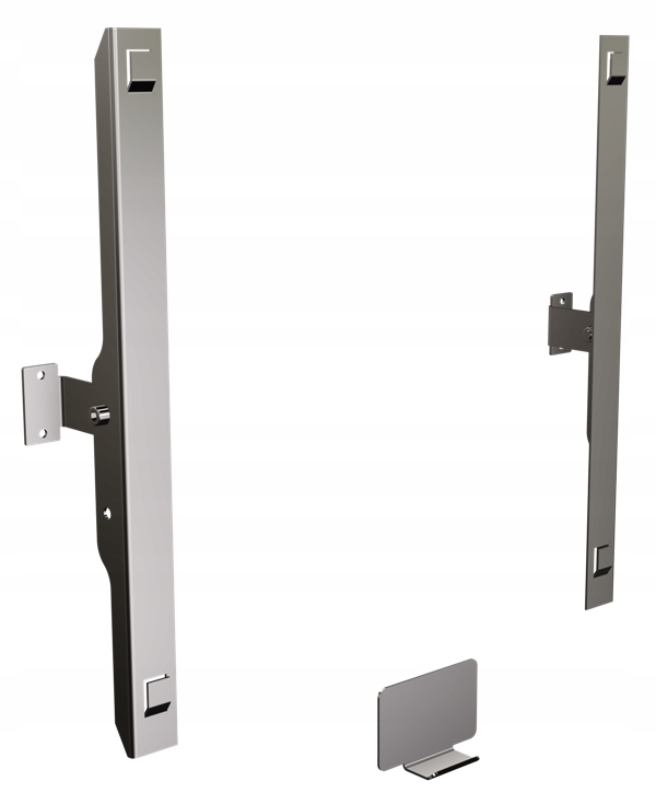 Uchwyty do lustra uchylnego bez ramy chrom Andex Bez Barier 816CC