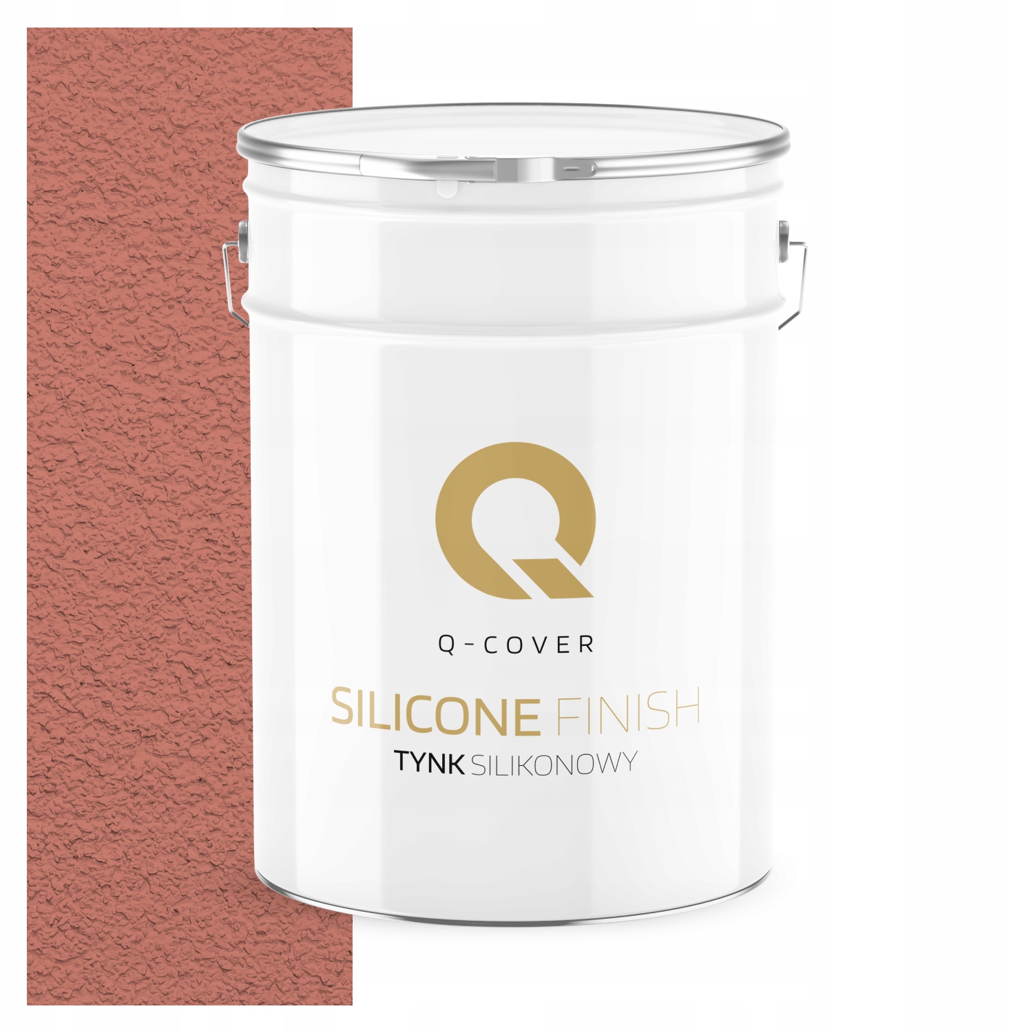 Silikonová Fasádní Omítka Lososová 15KG Beránek Granulace 1.5mm F315