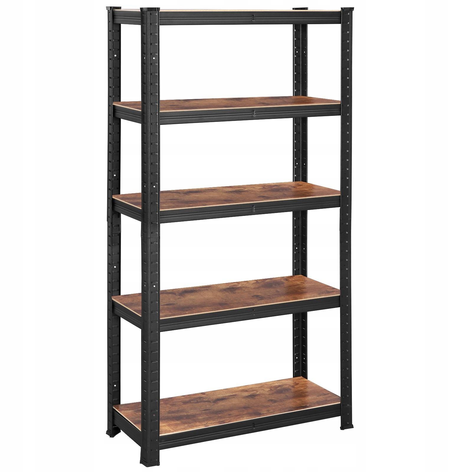 Stojanový regál 150 cm do kanceláře Loft, černý