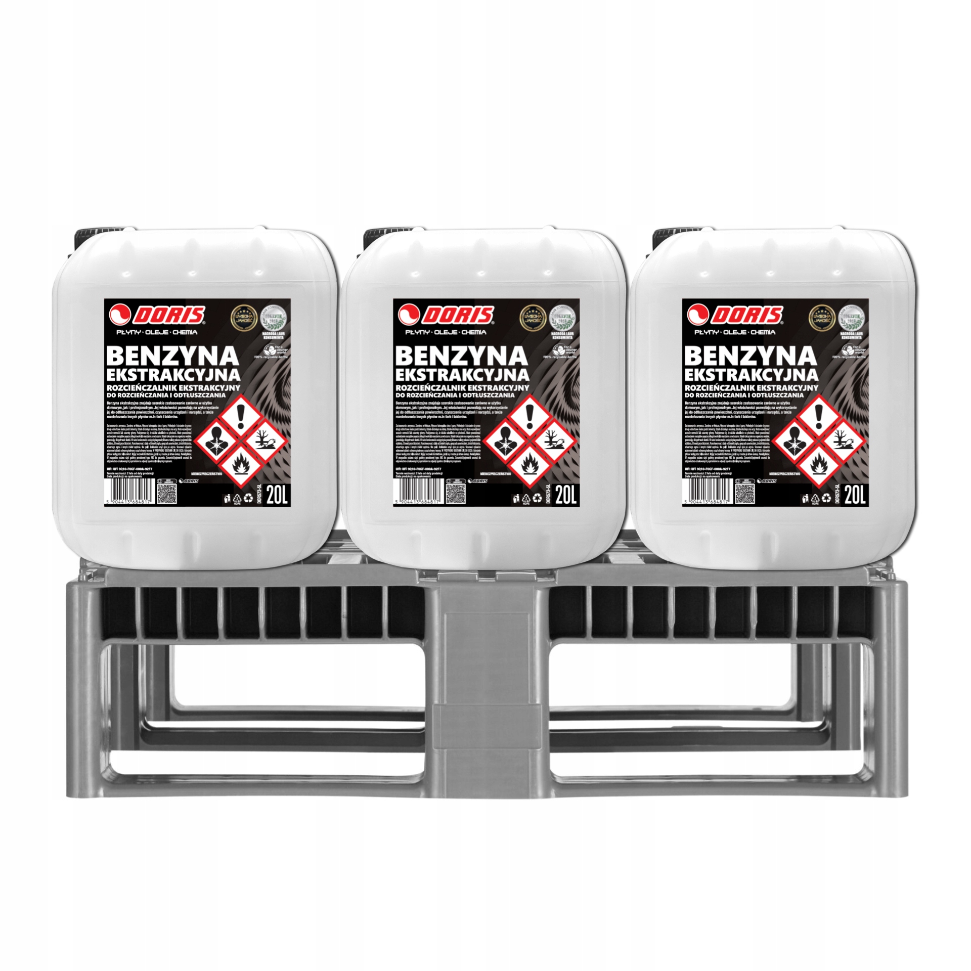 Doris Extrakční benzín 120L Sada 6 Ks x 20L