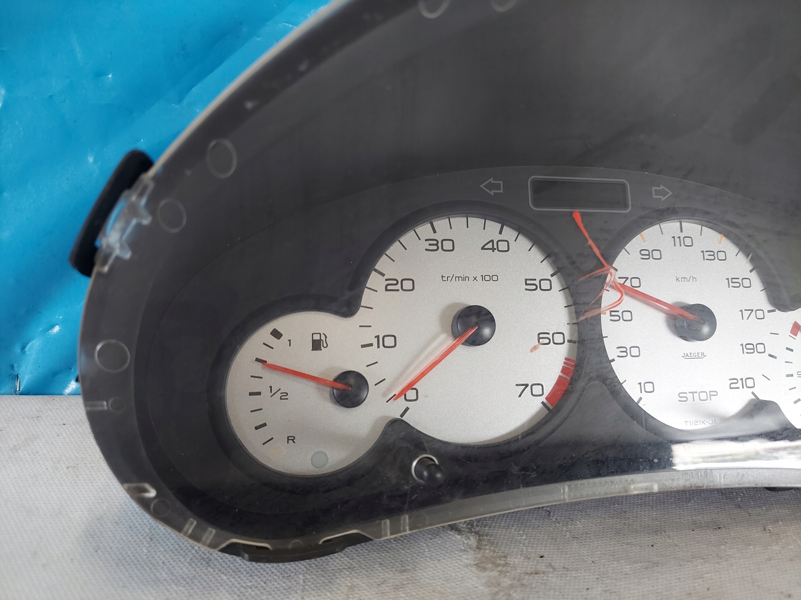 dials clock PEUGEOT 206 1.4 B 9645096480
