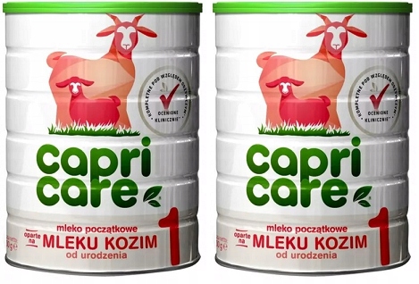 CAPRI CARE 1 KOZIE MLEKO POCZĄTKOWE od urodzenia dziecka 0-6 msc 2x800g
