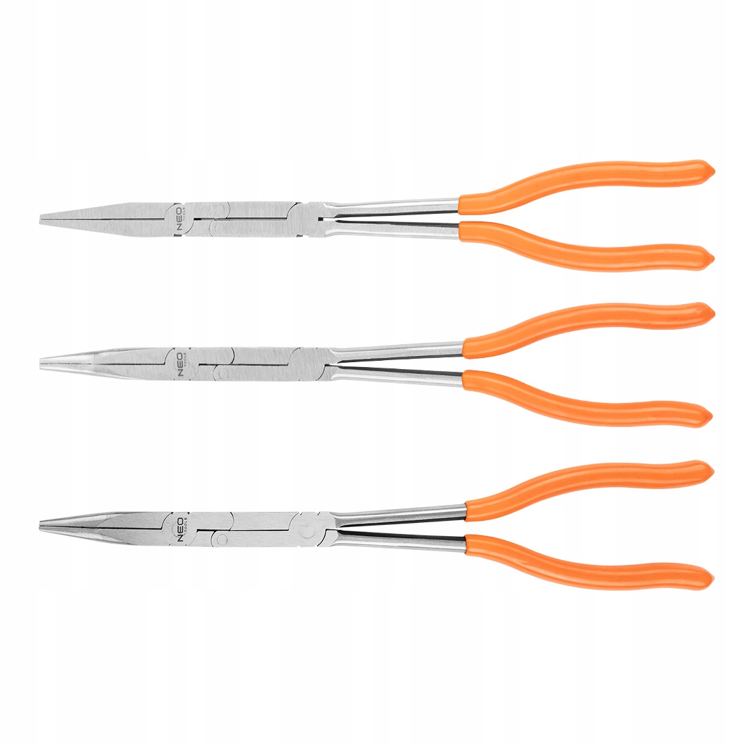 Kleště s dvojitým kloubem Crv sada 3 ks Neo