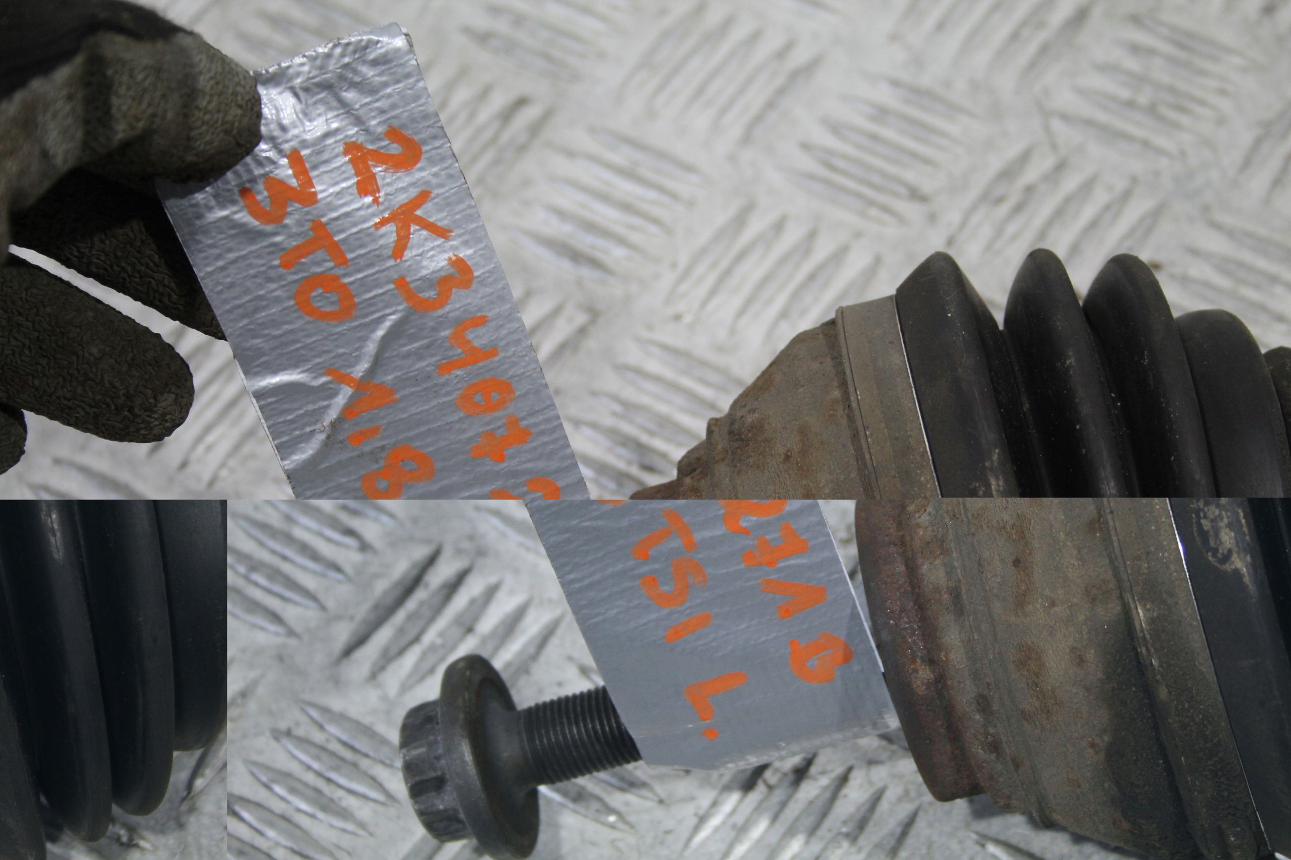 semi-axis left front SUPERB II 2 3T0 3T9 2K0407271B