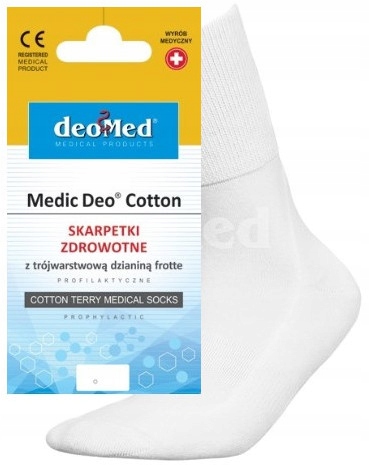 

Skarpety Zdrowotne Medic Deo Cotton Grube Frotte