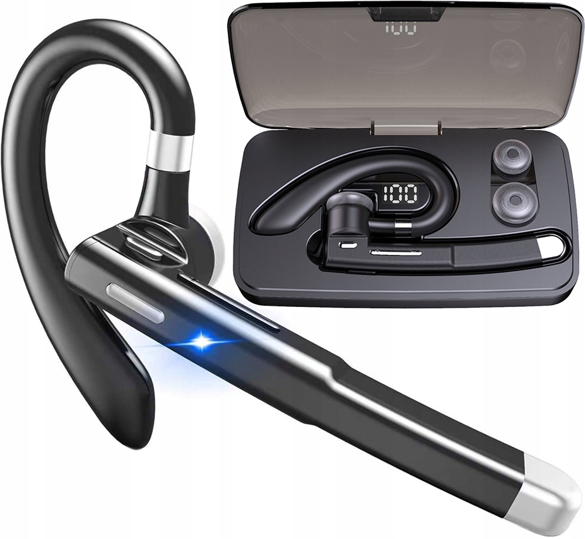 Bezdrátové sluchátko pro hovory Bluetooth, mikrofon pro řidiče do ucha