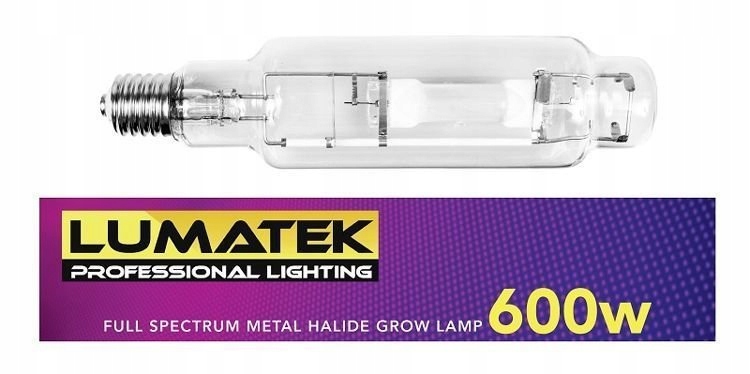 

Lampa żarówka Mh Lumatek 600w na wzrost