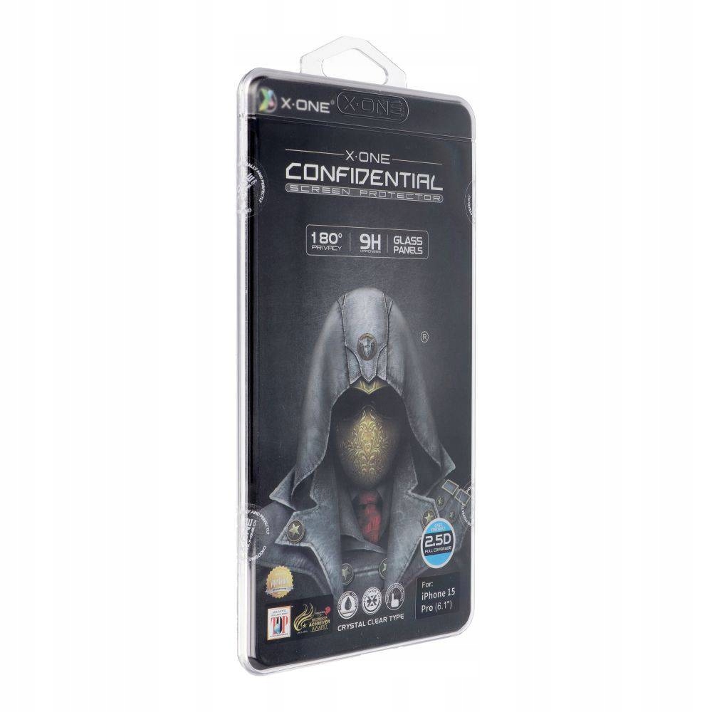 Szkło Hartowane X-One Full Cover Extra Strong Privacy Do Iphone 15 Pro