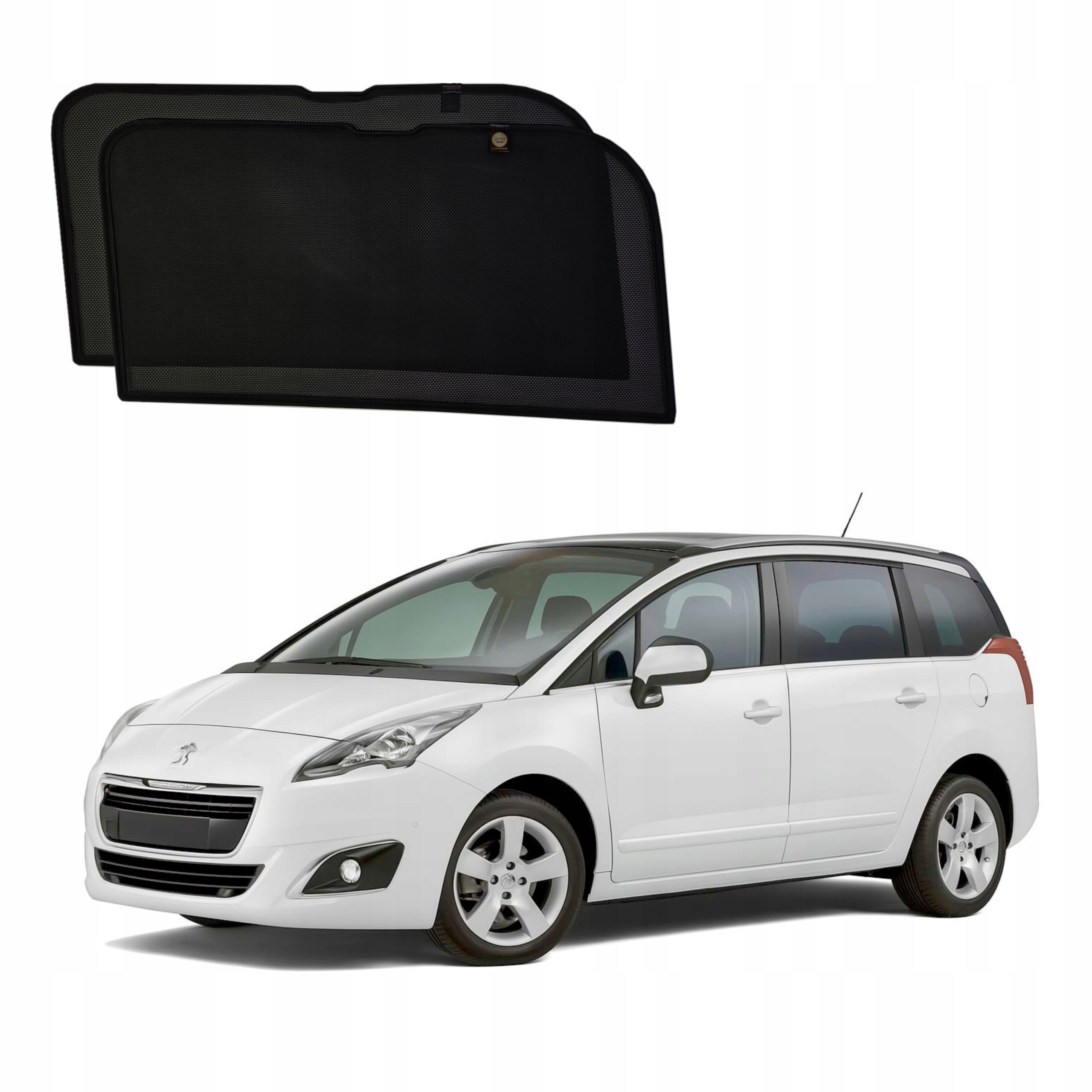 Sluneční clony na sklo do auta určené pro Peugeot 5008