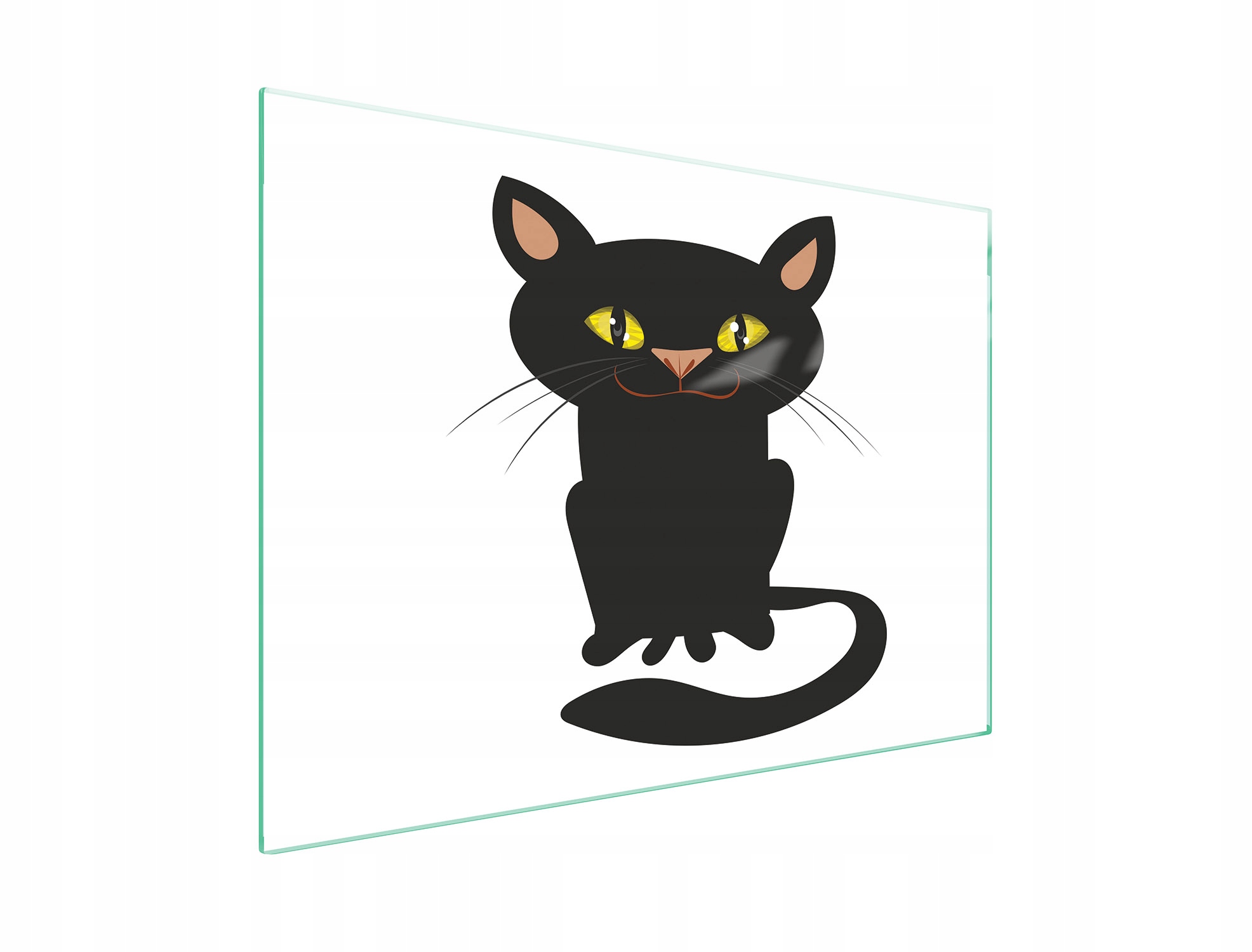 Skleněná Ochranná Deska Na Sporák 70x52 Kočka Tvrzené Sklo