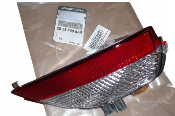 LAMPA COFANIA PRAWA TYŁ SCENIC CAPTUR 265540003R