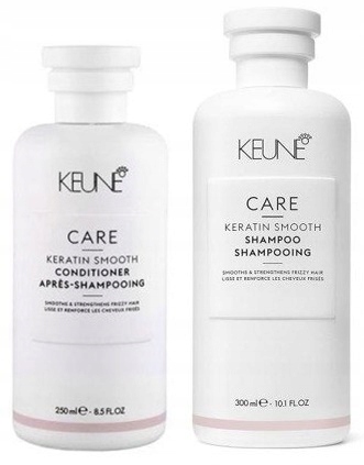 Keune Keratin Smooth szampon 300ml odżywka 250ml