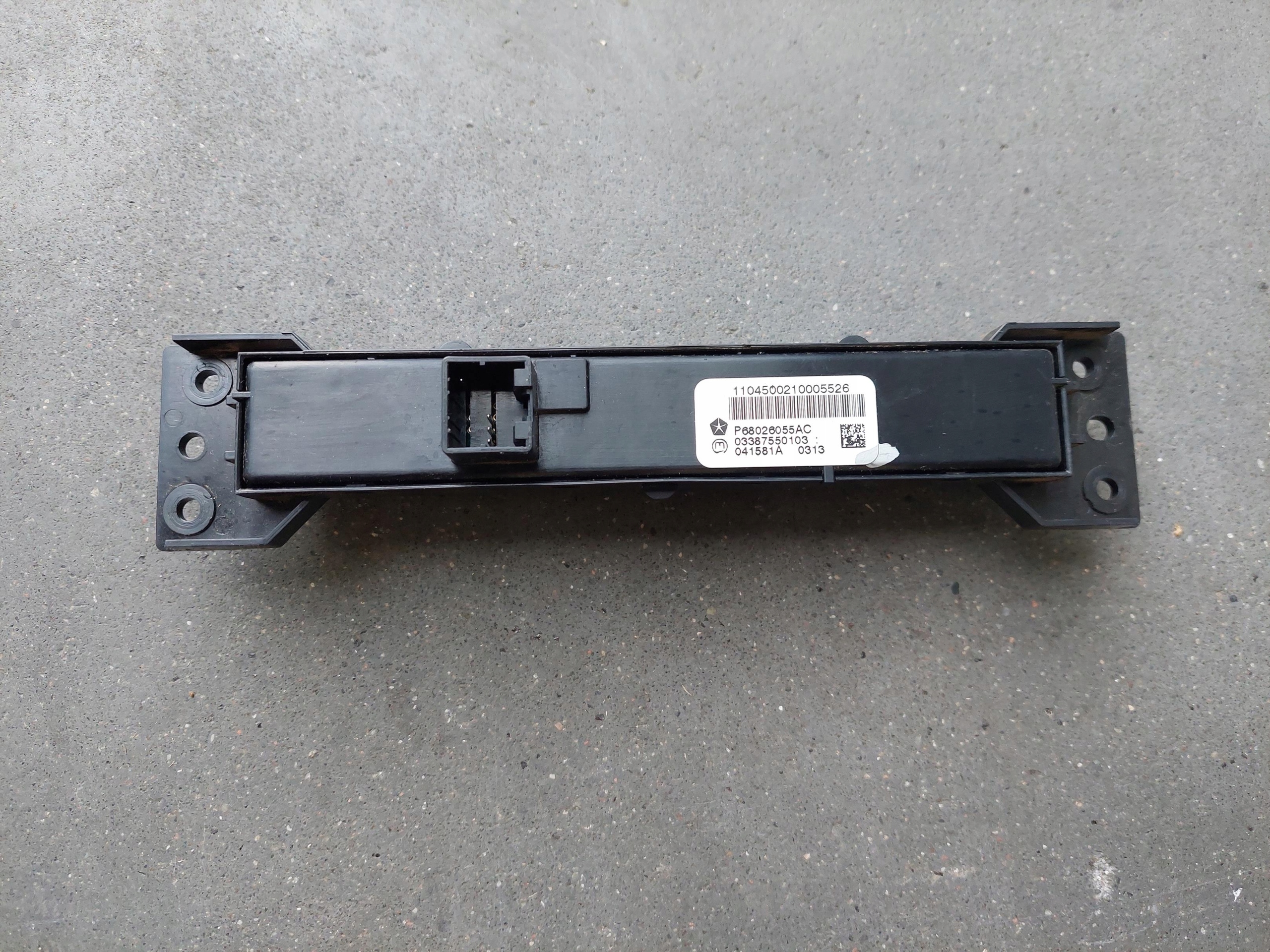 PANEL light switch of warning lights DODGE RAM 4 IV 1500 5.7 V8 HEMI