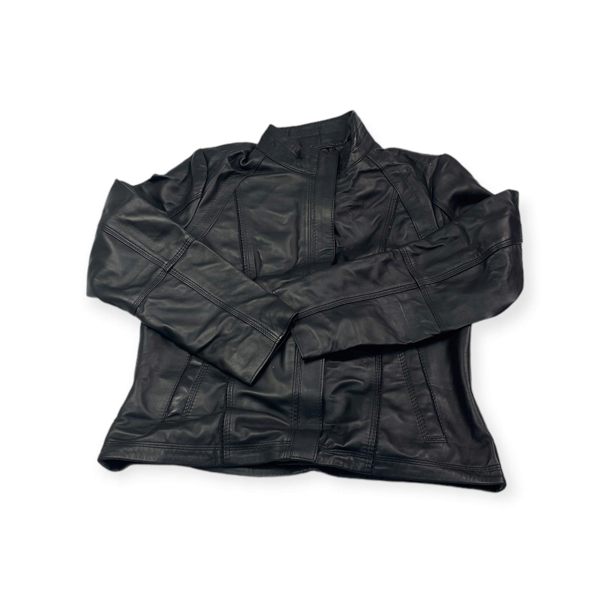 Dámská kožená bunda ramoneska Real Leather L