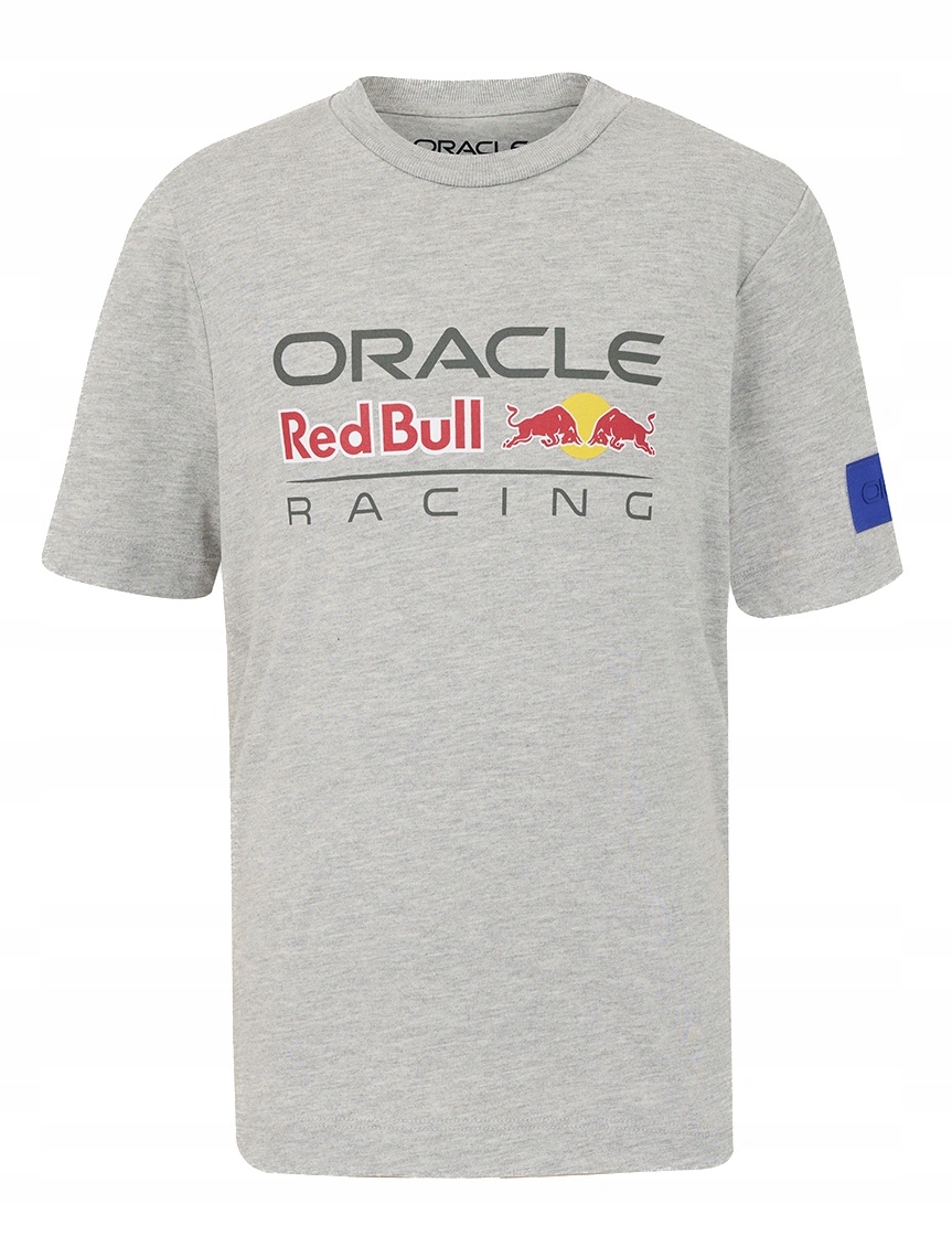 Koszulka dziecięca Red Bull Racing F1 Logo Szara r.164