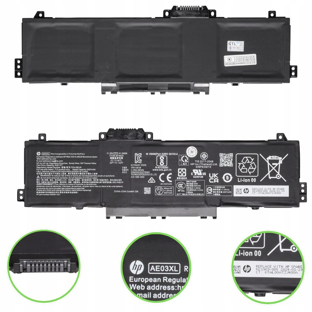 Originál batéria AE03XL Hp 15-FC 15-FD 240 G10 250 G10 255 G10 5H