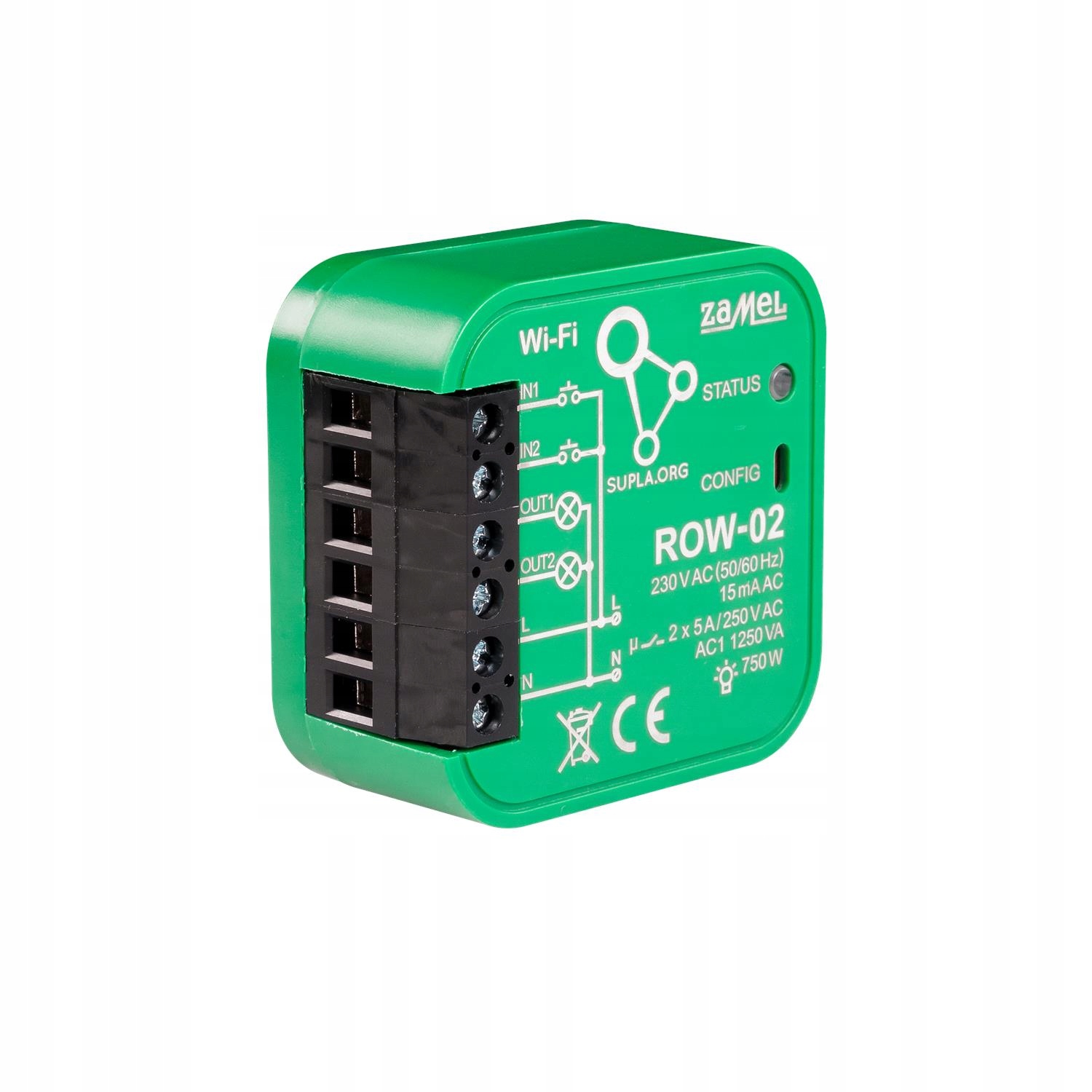 Moduł Wi-Fi do sterowania SUPLA ROW-02 inteligentny dom smart home Seria SUPLA