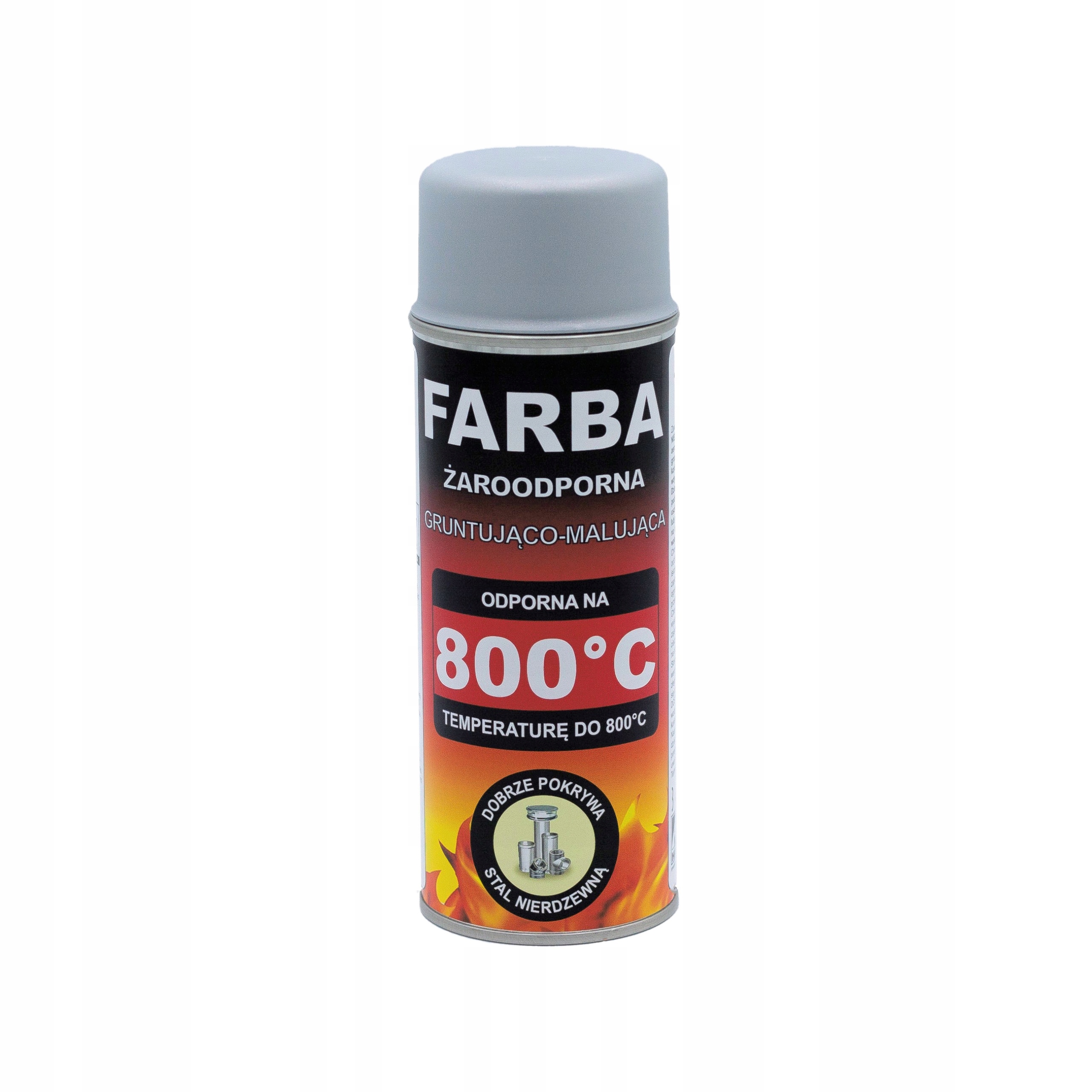 

Farba spray żaroodporny 400 ml Hansa Srebrny 800°C