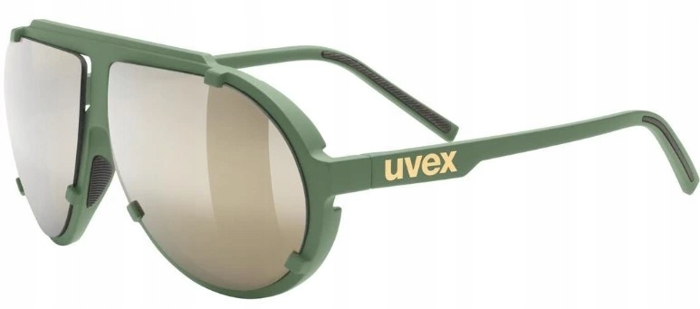 Uvex Esntl pina moss zelená matt/mirror gold