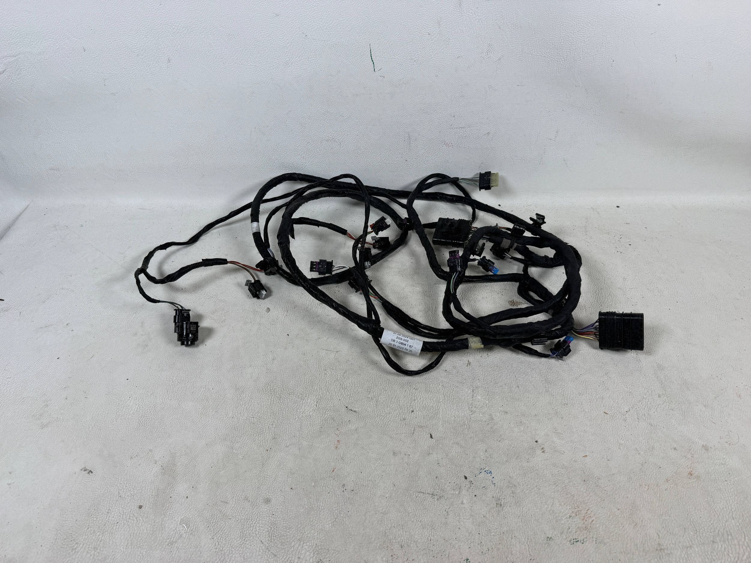 Mercedes E W214 A214 kabelbaum kabelsatz der stoßstange vorne a2145406530 PDC