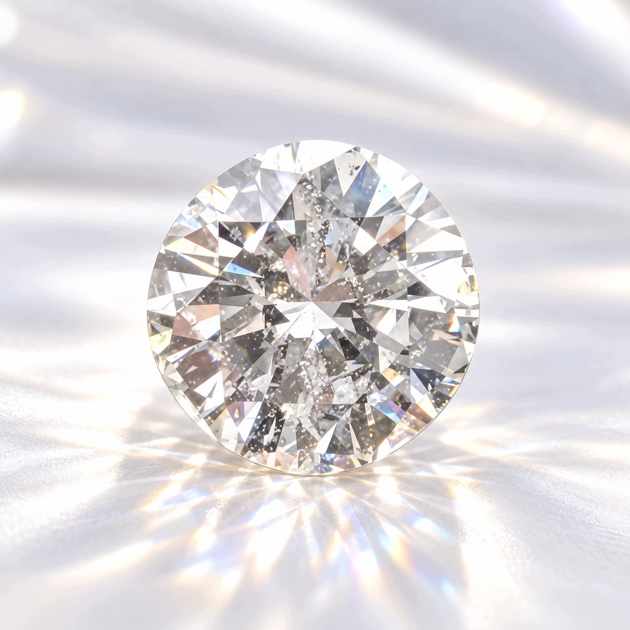 diamant přírodní briliant 0,544 ct G I1 certifikát