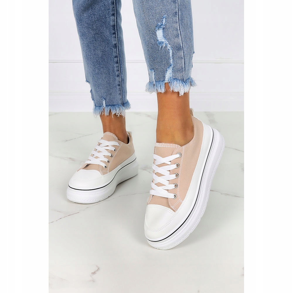 CREEPERSY LEKKIE BUTY SPORTOWE NA PLATFORMIE r 40 Oryginalne opakowanie producenta pudełko