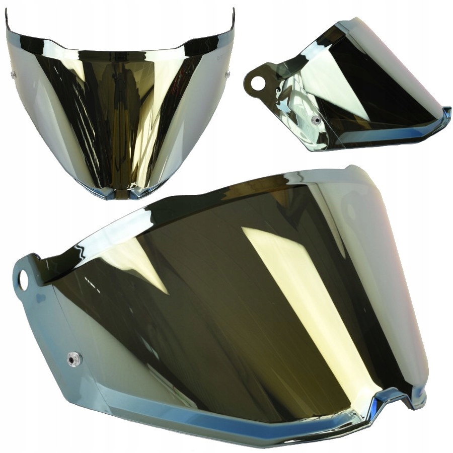 Szyba do kasku LS2 MX702 Pioneer II Lustrzanka Złota