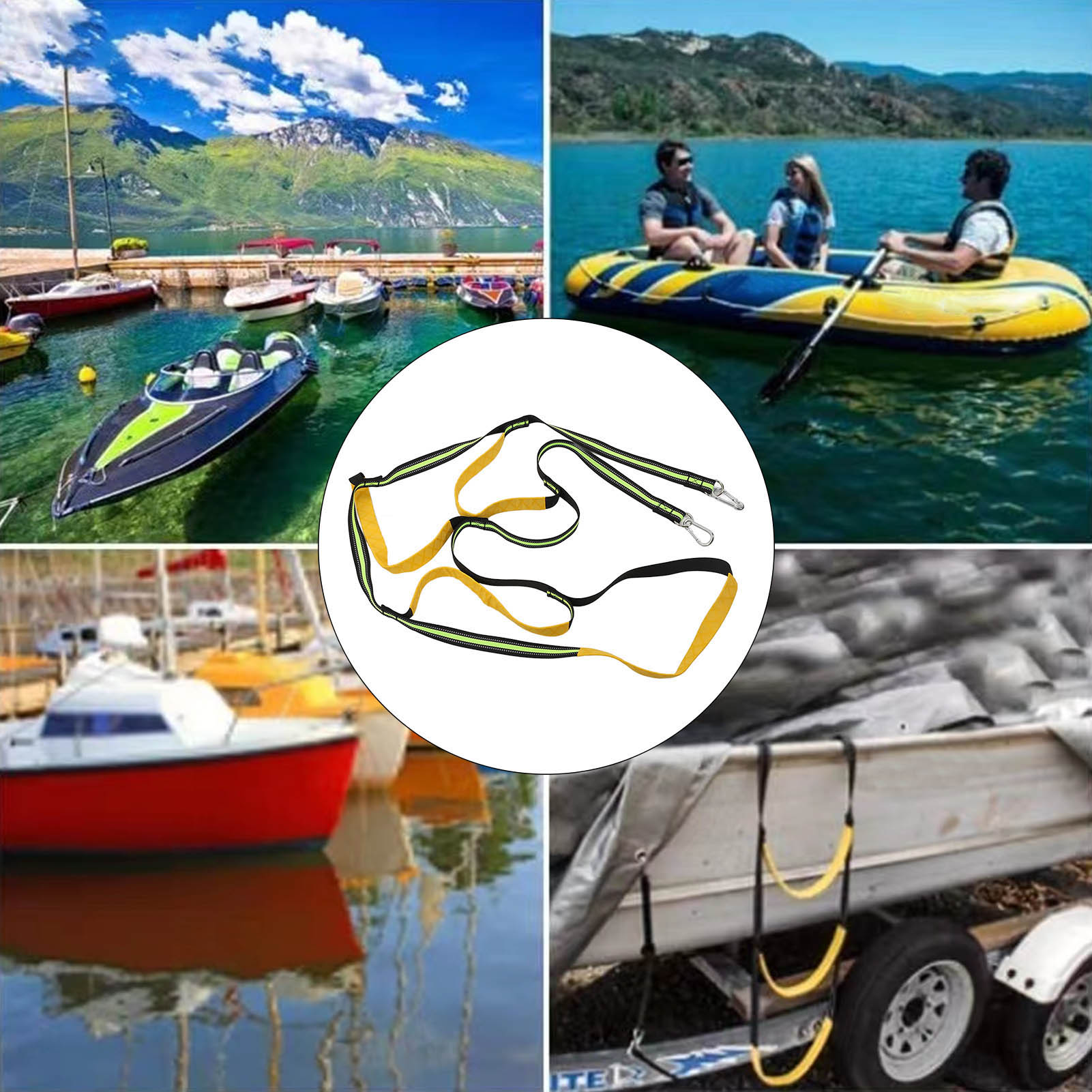 DRABINKA RUFOWA 124CM 4 STOPNIE JACHTOWA Model 2714220049711