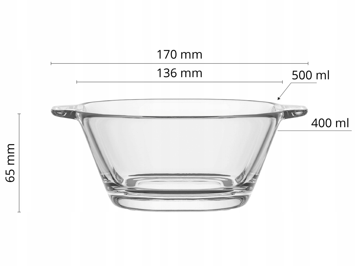 Bulionówka 500ml miseczka do zup, sałatek Kod producenta 124309