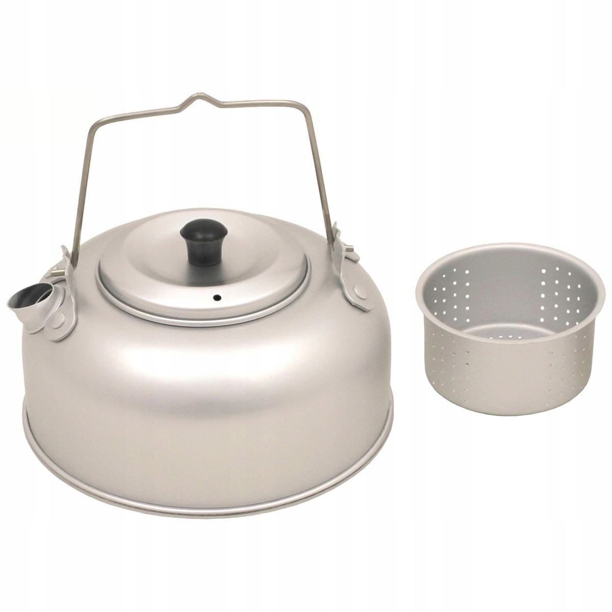 Czajnik turystyczny Fox Outdoor 1L z zaparzaczem, aluminiowy, 150 g