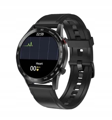 Smartwatch DT98 Czarny Gumowy Pasek Pulsometr Bluetooth