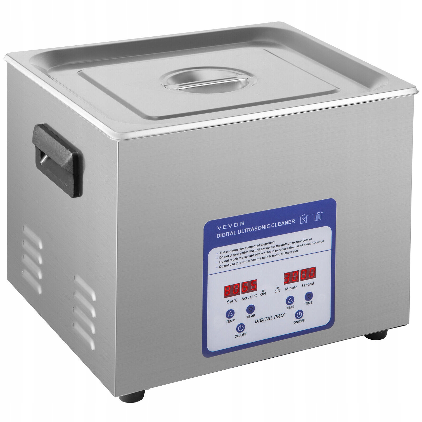 Myjka Ultradźwiękowa 15L Stal nierdzewna